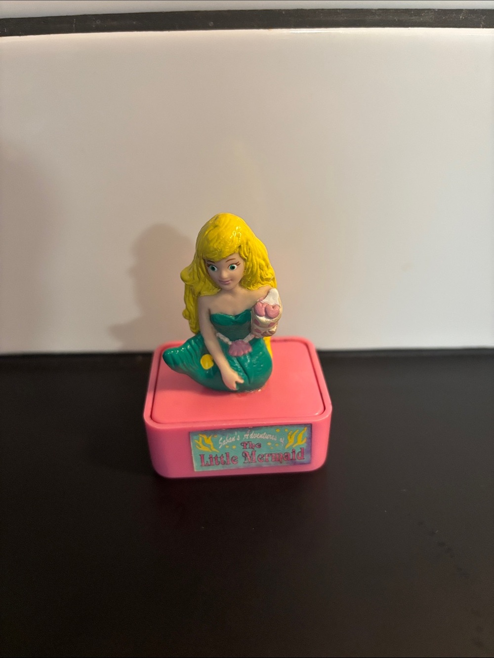 Vintage 90’s Saban's Adventures of the Little Mermaid Figurine Toy Stamper